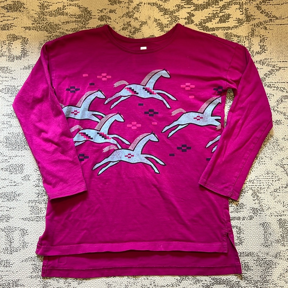 Tea Collection Long-Sleeve with horses